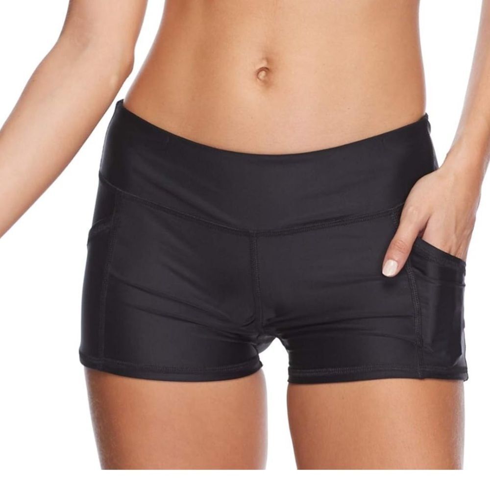 2/30$ NWT Body Glove Black Swim Shorts UPF 50+